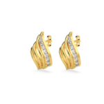 Diamond Wave Earrings