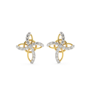 Intertwined Diamond Earrings