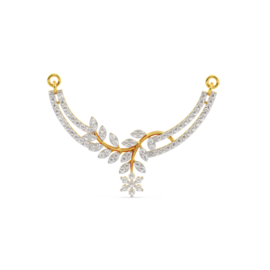 Leafy Elegance Diamond Mangalsutra