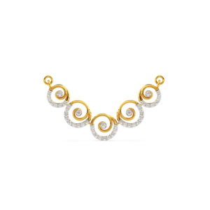 Swirling Symphony Diamond Necklace